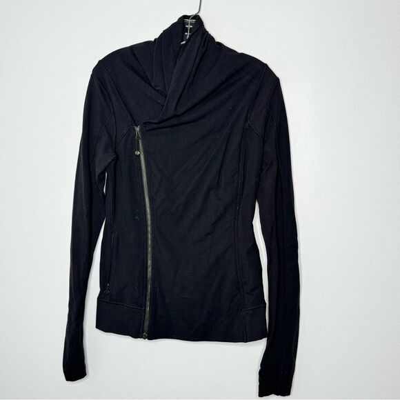 Lululemon black jacket size 6 - Picture 1 of 4